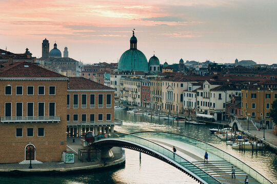 Empty and quiet city during quarantine.
