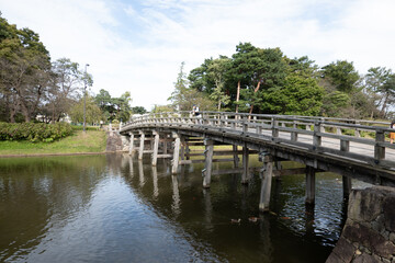 Fototapeta na wymiar 高田城の極楽橋