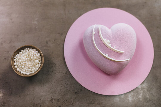 Heart shaped cake