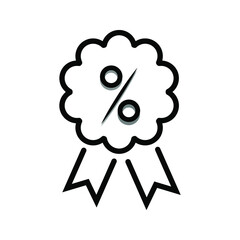 Discount Related Vectors. Contains Icons like Coupons, Ribbon with Percent Sign, Discount Codes. Editable colors.