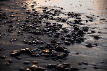 stones on a beach