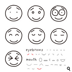 hand-drawn facial expression icon_04_q