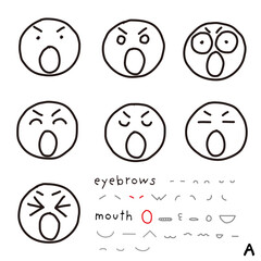 hand-drawn facial expression icon_05_a