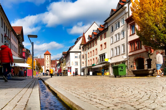The medieval village Villingen-Schwenningen in Black Forest, Germany