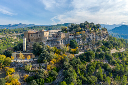 Castle of Castellbell in the province of Barcelona Spain