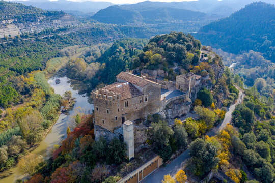Castle of Castellbell in the province of Barcelona Spain