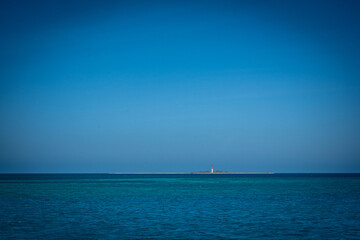Obraz premium Loggerhead LIghthouse On Clear Day