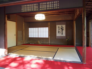 The Japanese-style room, Seisyo-ken, Hogon-in Temple, Kyoto, Japan
