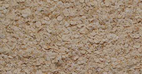 Stack of the oatmeal for breakfast