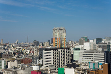 東京渋谷の風景　東京パノラマビュー