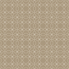 Abstract geometric pattern with lines, rhombuses. Seamless vector background.