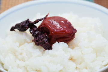 梅干しとご飯