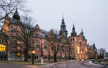 Fototapeta na wymiar History Museum in Stockholm, Sweden