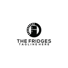 The fridges logo template vector