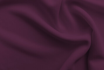 Abstract rippled purple clothes background .