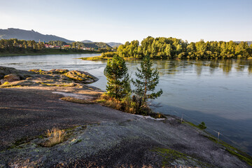Monument of nature-Stone of love. The Village Of Turochak, Altai Republic