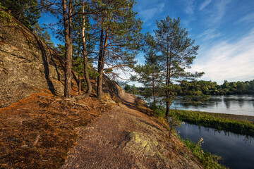 Monument of nature-Stone of love. The Village Of Turochak, Altai Republic