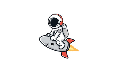 Astronaut Logo Design
