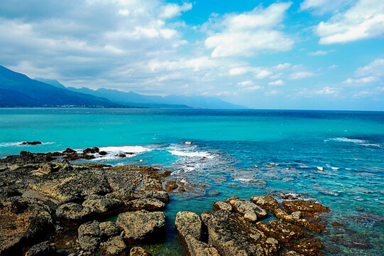 Photography picture of coastal scenery in Taitung, Taiwan