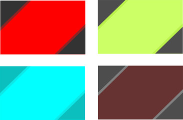 Simple Flat Line Background Banner Desain Vector