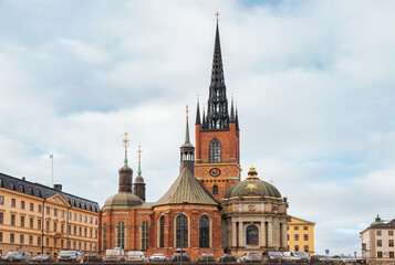 Fototapeta premium Street view of Stockholm, Sweden