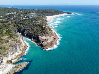 The gorgeous tropical ocean off North Stradbroke Island, Queensland, Australia