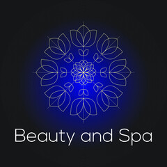 beauty salon and spa logo design