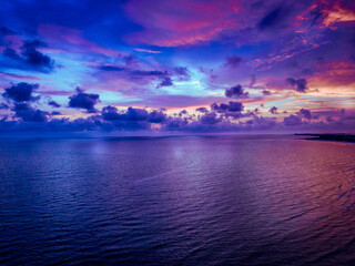 dusk over sea