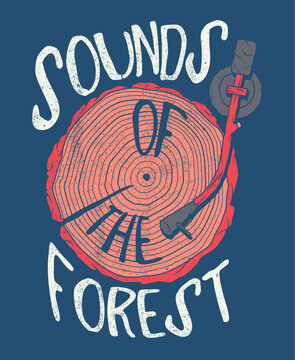 tornamesa de sonidos del bosque