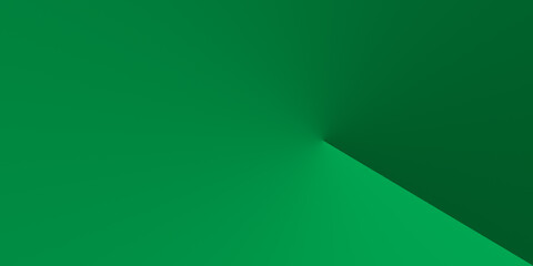 Angle gradient on green background.