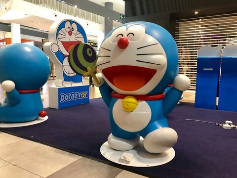 variety of Doraemon merchandises