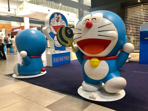 variety of Doraemon merchandises
