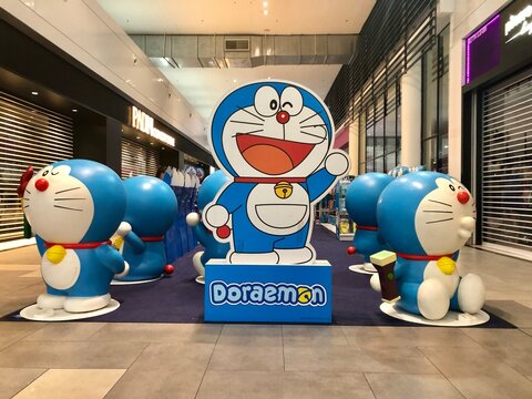 variety of Doraemon merchandises