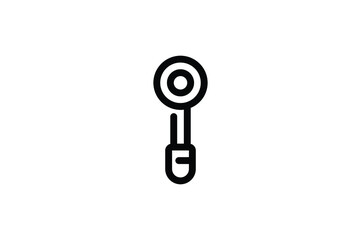 Physiotherapy Outline Icon - Mirror