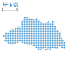 香川県の詳細地図四国地方 都道府県別ドット表現の地図のイラスト ベクターデータjapan Prefecture Map Wall Mural Globeds