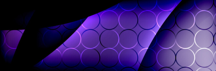 Fluid gradient neon color waves, vector abstract background