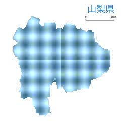神奈川県の詳細地図関東地方 都道府県別ドット表現の地図のイラスト ベクターデータjapan Prefecture Map Area Wall Mural Ar Globeds