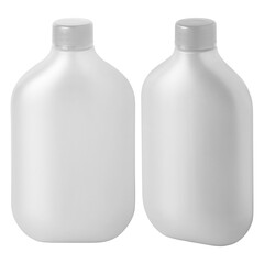 isolated bottle for washing detergents or shampoo