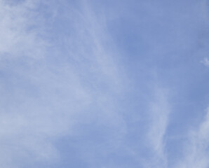 blue sky with white. soft clouds
