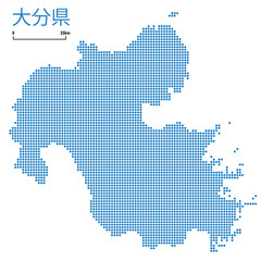 神奈川県の詳細地図関東地方 都道府県別ドット表現の地図のイラスト ベクターデータjapan Prefecture Map Wall Mural Globeds