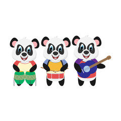 cute panda animal cartoon