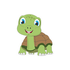 cute turtle animal cartoon