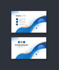 Corporate business card sets, Clean and modern Business card 