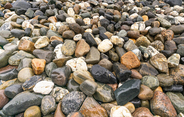 stones on the beach