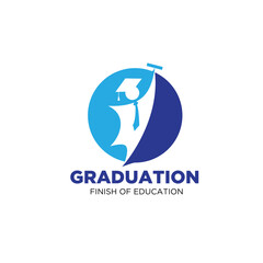 star graduation logo designs modern for education