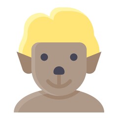 Beastman avatar, Halloween costume vector illustration