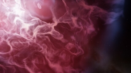 Space background with realistic nebula and shining stars, colorful cosmos with stardust and milky way, magic color galaxy, infinite universe and starry night 3d render