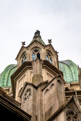 Fototapeta premium Catedral da Sé no centro da cidade de São Paulo, Brasil. Igreja e ponto turístico da cidade.