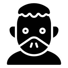 Kappa avatar, Halloween costume vector icon