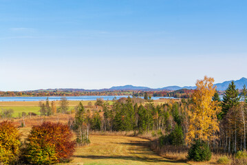 Autumn landscape in the mountains